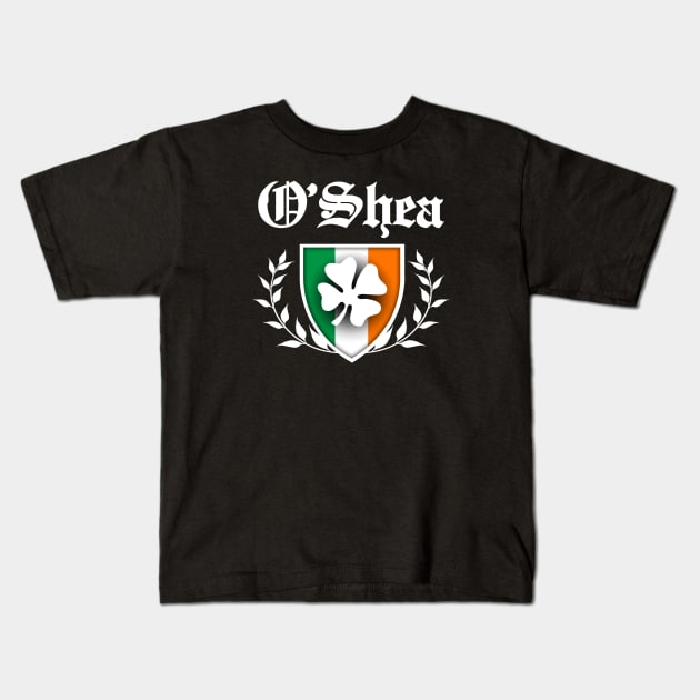 O'Shea Shamrock Crest Kids T-Shirt by robotface